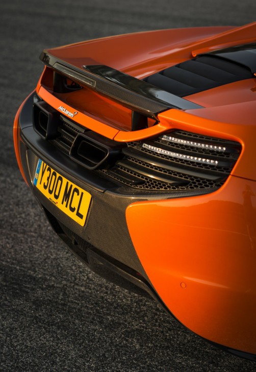 Der Heckflügel des McLaren 650S Spider