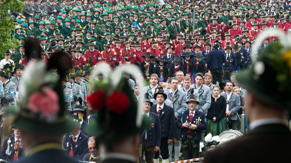 Bavarian Riflemen Celebrate Patrona Bavariae