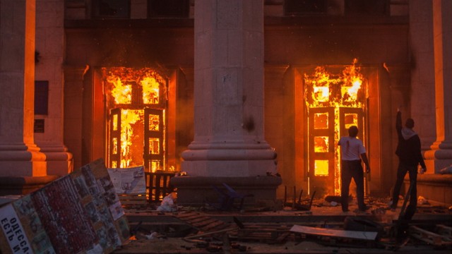 Odessa Trade Union Building fire