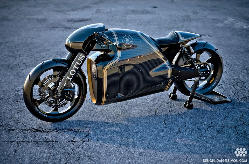 Das Lotus C-01 Motorrad von Daniel Simon