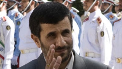 Konflikt mit Iran: Präsident Mahmud Ahmadinedschad verfolgt das Ziel, die iranische Schiiten-Revolution auf die sunnitisch dominierten arabischen Staaten auszuweiten.