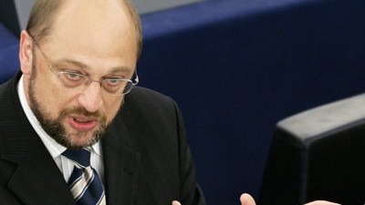 Nachfolge für Verheugen in Brüssel: Er soll nach dem Willen der SPD die Nachfolge von Günther Verheugen als EU-Kommissar antreten: Der Europaabgeordnete Martin Schulz.