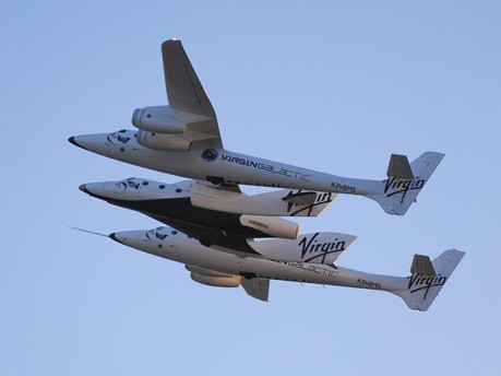 SpaceShipTwo Mojave; AP