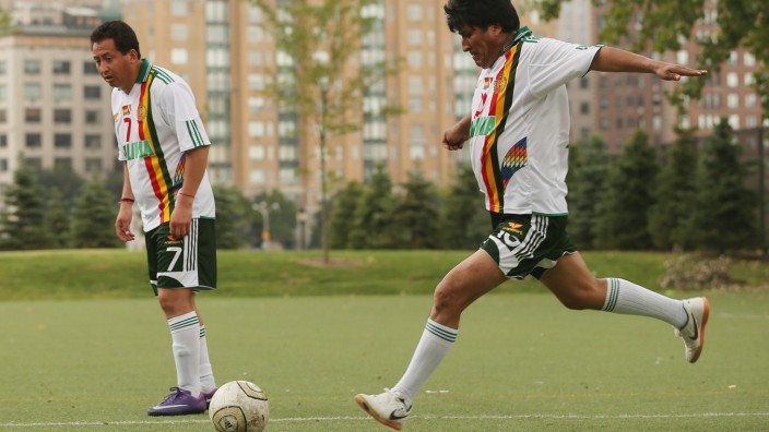 Evo Morales Fußball