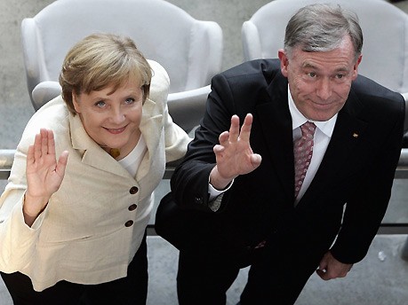 Angela Merkel und Horst Köhler
