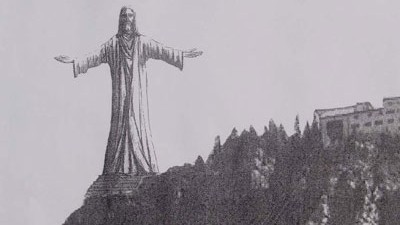 Christusstatue für Bad Reichenhall: Das achte Weltwunder nennt Immobilienmakler Harry Vossberg die riesige Jesusstatue, die er hoch über Bad Reichenhall errichten will.