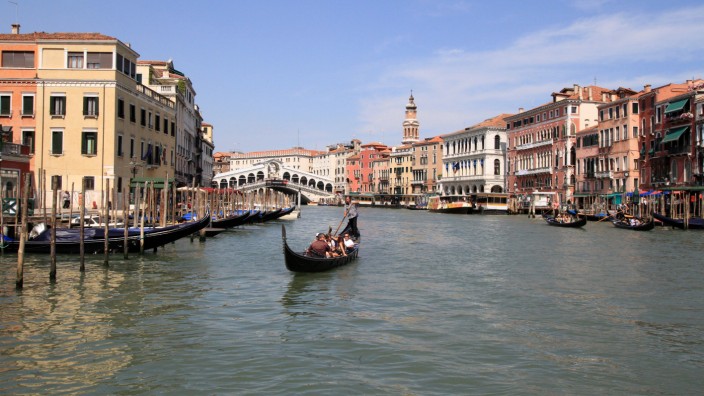 Venedig Italien Canale Grande Gondel
