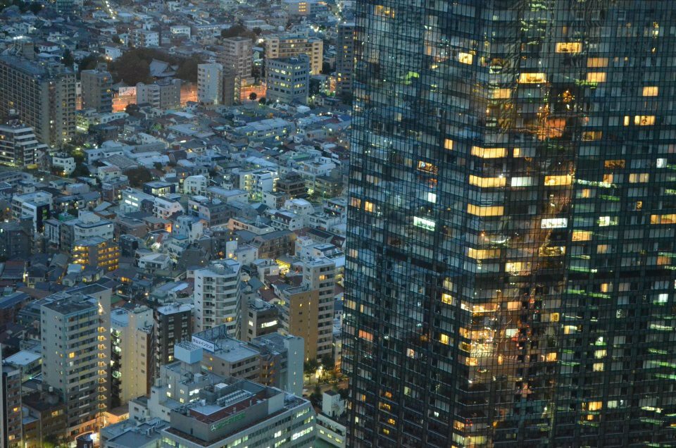 Tokio Japan Ausblick auf die Stadt