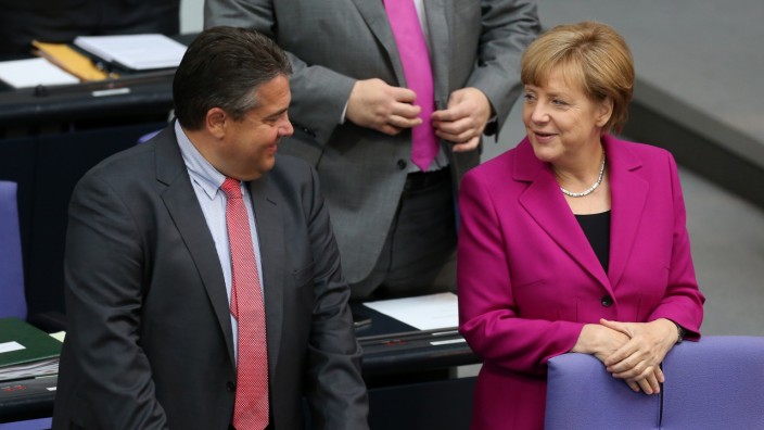 Merkel Gives Government Declaration At The Bundestag