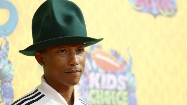 File photo of Pharrell Williams at the 27th Annual Kids' Choice Awards in Los Angeles