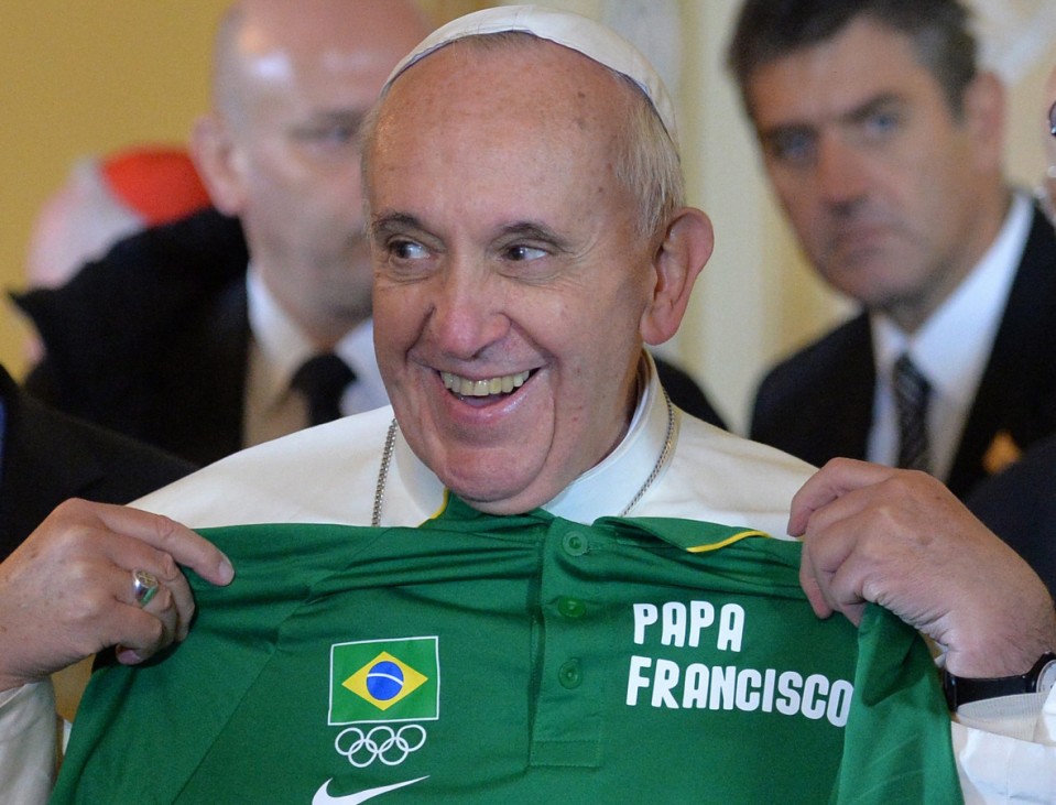 POPE FRANCIS VISITS BRAZIL