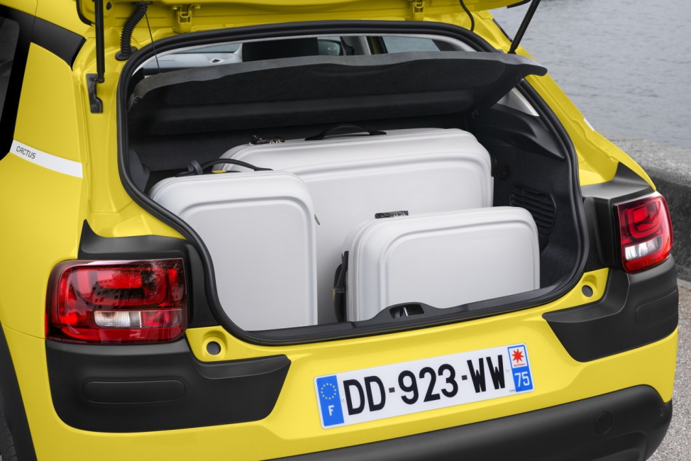Der Kofferraum des Citroën C4 Cactus