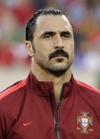 Portugal's Hugo Almeida looks on before their international friendly soccer match against Ireland, ahead of the 2014 World Cup, in East Rutherford