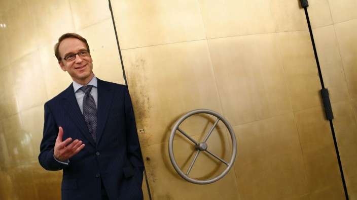 Germany's Bundesbank President Weidmann poses for a photograph in Frankfurt