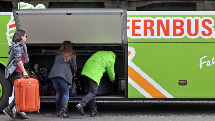Fernbus in Leipzig