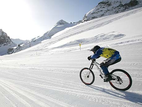 Glacier Bike Downhill Race