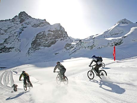 Glacier Bike Downhill Race