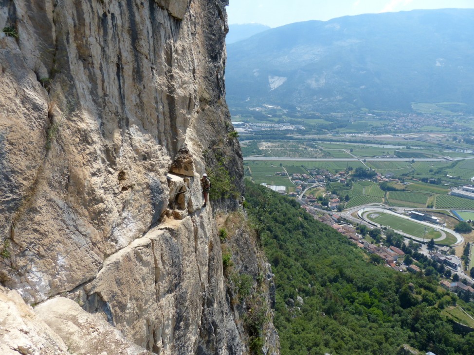 Klettersteig Gardasee Via attrezzata Monte Albano