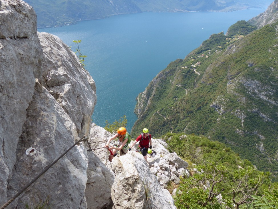 Klettersteig Gardasee Via Ferrata F. Susatti