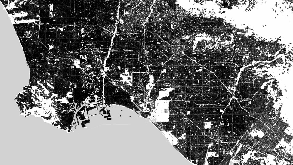Städte im Blick von Radarsatelliten: Los Angeles
