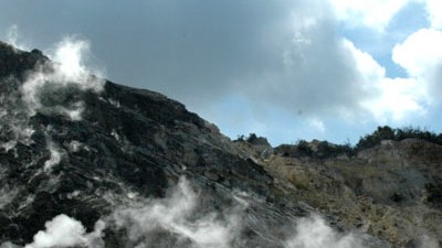 Supervulkan bei Neapel: Die Phlegräischen ("brennenden") Felder bei Neapel.
