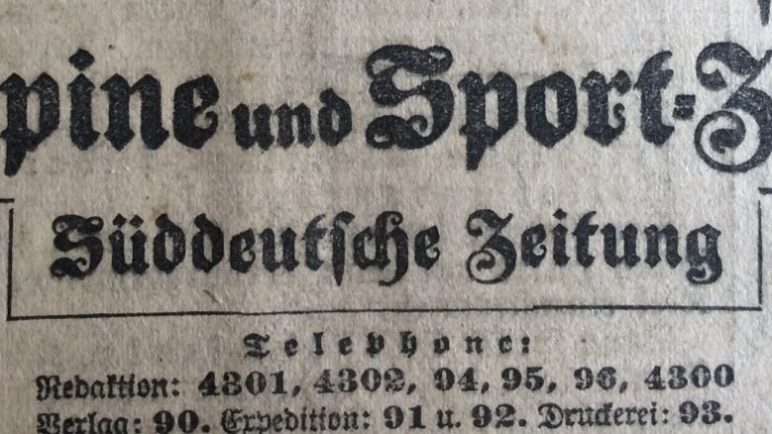 Ausgabe der Münchner Neuesten Nachrichten 1914