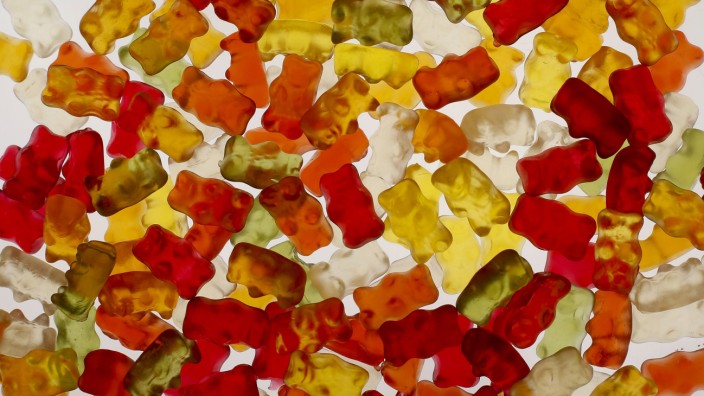 File photo of gummy bear sweets made by the German manufacturer Haribo