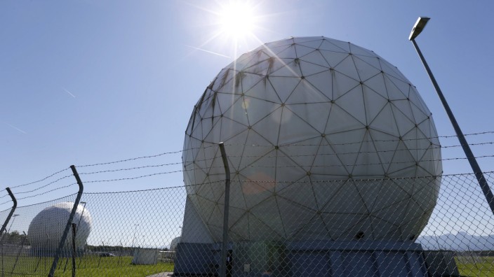 Former monitoring base of the NSA, which belongs to the German Federal Intelligence Agency (BND), is seen in Bad Aibling