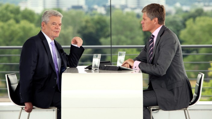 ZDF-Sommerinterview: Joachim Gauck