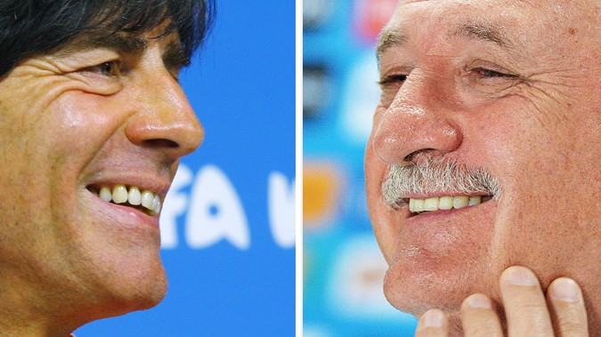 Löw und Scolari vor dem WM-Halbfinale: Joachim Löw und Luiz Felipe Scolari: Das Problem ist, dass einer am Dienstagabend in Belo Horizonte weinen wird
