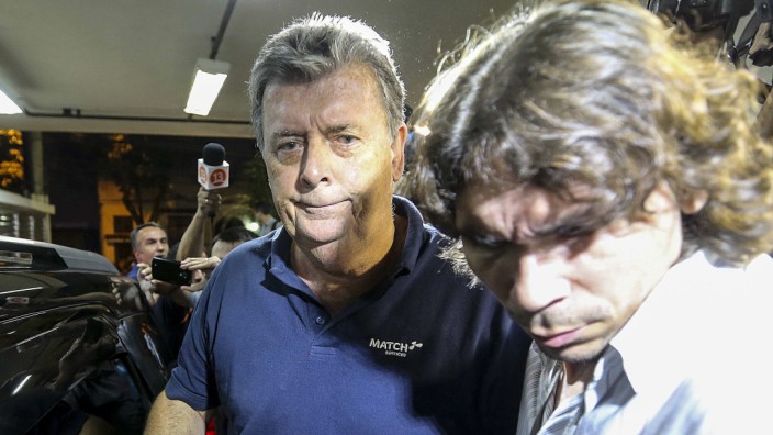 World Cup 2014 - BRAZILIAN POLICE ARRESTS CHIEF EXECUTIVE OF WORL