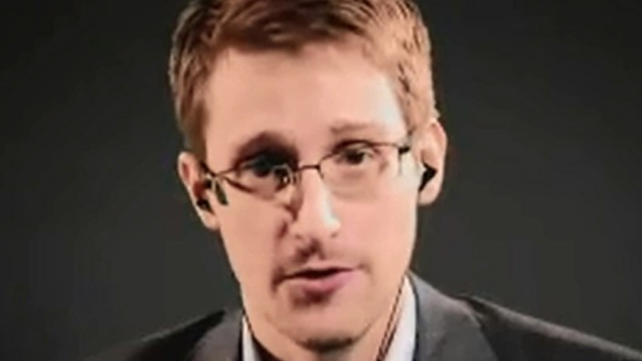 Edward Snowden participates in PACE hearing