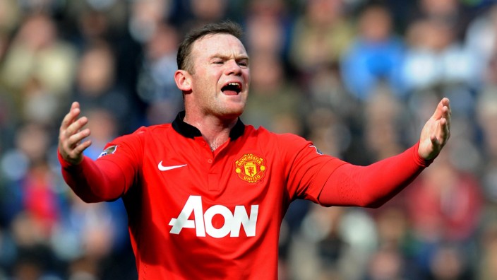 Fußball-Marketing: Lamentiert bald mit neuem Ausrüster auf der Brust: Wayne Rooney.