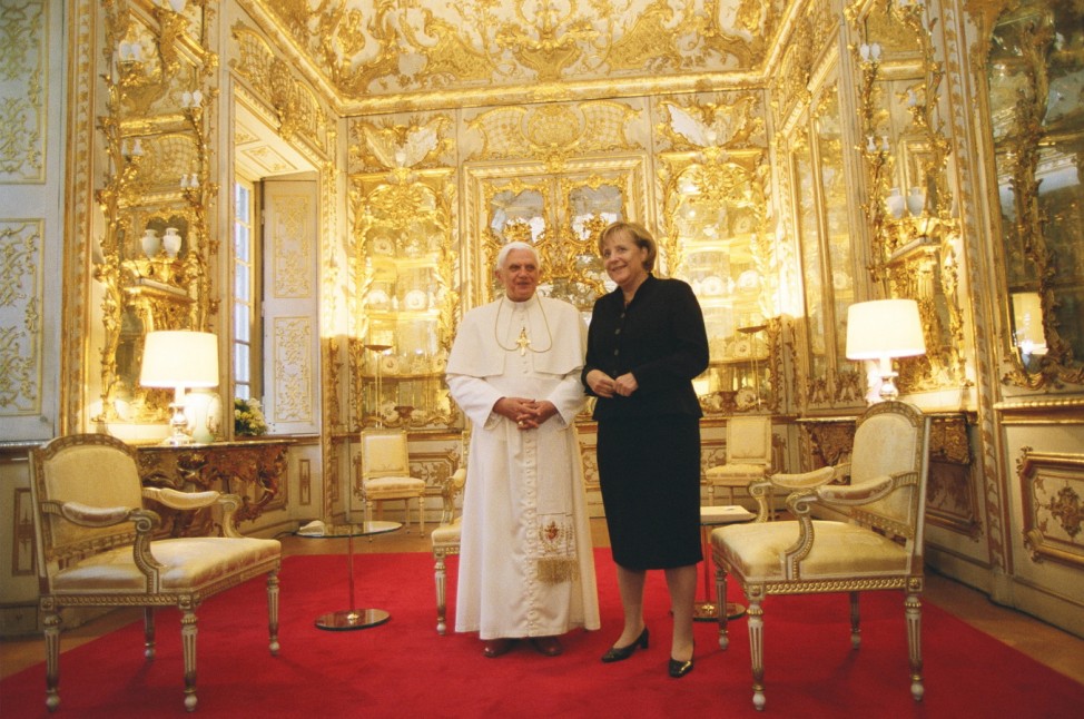 Papst Benedikt XVI. besucht Deutschland; Merkel
