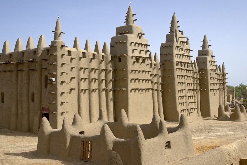The Great Mosque of Djenné. Mali. Africa