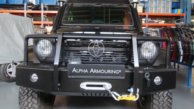 Das Alpha Armouring Project Valiant ist ein Einzelstück - und zeigt, was an Sicherheit möglich ist.