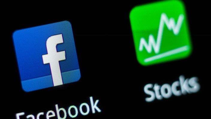 File photo of a Facebook application logo on a mobile phone in this photo illustration taken in Lavigny
