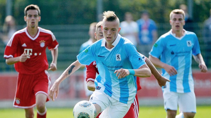 TSV 1860 München: Spielt er beim Zweitliga-Auftakt von 1860 München in Kaiserslautern im Sturm? Der 19-Jährige Marius Wolf (am Ball).