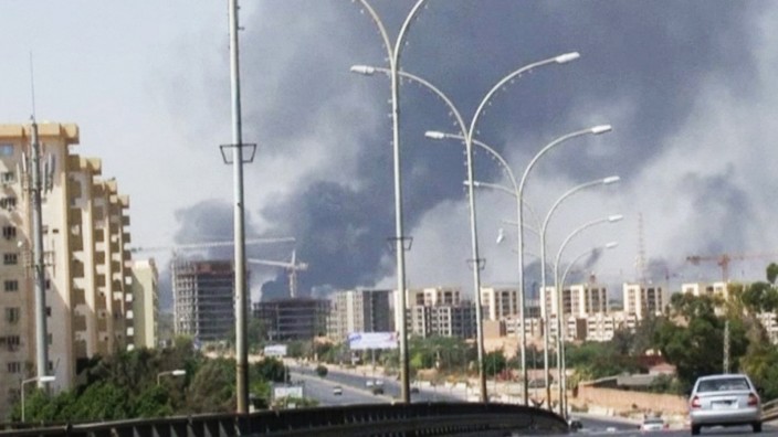 Tripolis Flughafen Libyen Kämpfe Milizen