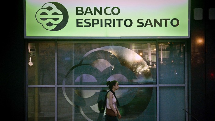 Portugal: Das Hauptquartier der Banco Espírito Santo in Lissabon. Dem Geldhaus droht die Pleite.