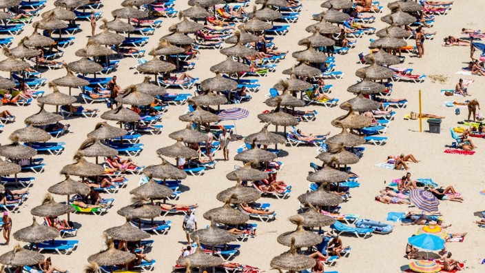 Strand von Magaluf, Mallorca, Spanien