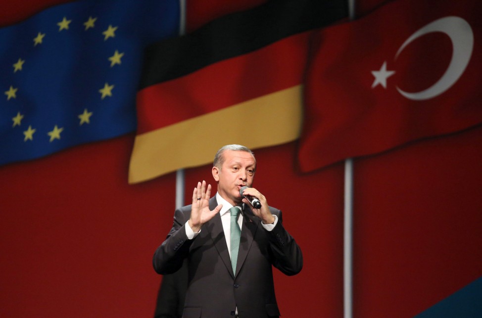Türkischer Ministerpräsident Erdogan in Köln