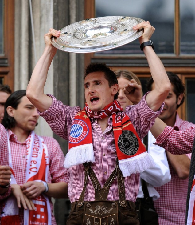 Miroslav Klose FC Bayern Deutscher Meister