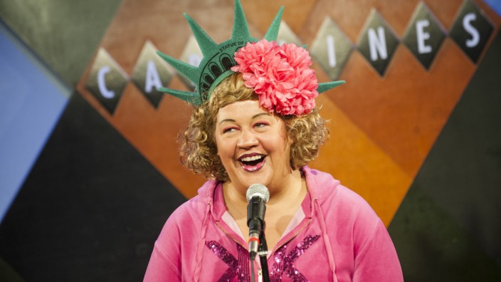 Leute: Ilka Bessin, hier bei einem Auftritt in New York im Jahr 2014 als Cindy aus Marzahn.