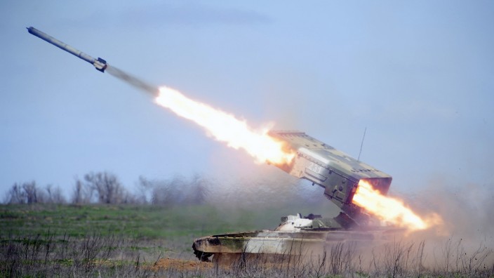Combat firing exercise in Volgograd Region