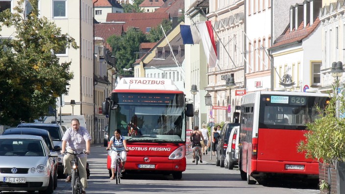 Gute Nachricht für die Freisinger: Die Stadtbusse werden als "Frequenzbringer" für die City gesehen. Während der Umbauphasen sollen nun kleinere Modelle zum Einsatz kommen.