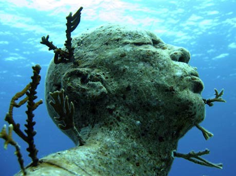 Unterwasser Skulpturen Musem Mexiko Cancun Isla Mujeres Jason de Caires Taylor