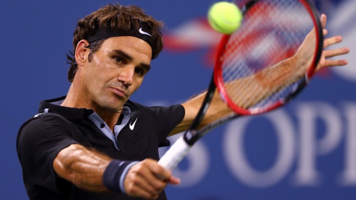 Roger Federer bei den US Open