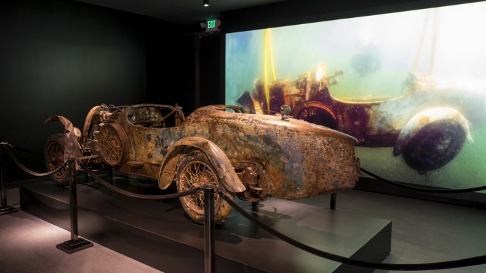 Dieser Bugatti Brescia Typ 22 lag über 70 Jahre im Lago Maggiore.