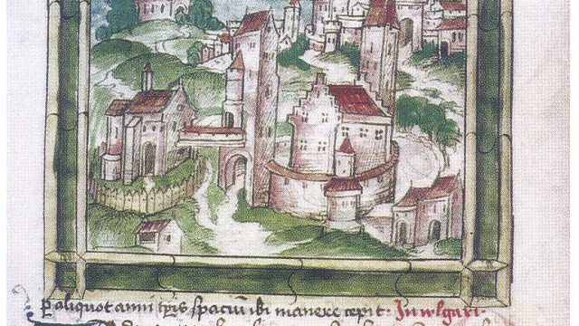 Serie: Schauplätze der Geschichte: Wo war sie denn, die Stammburg der Ebersberger Grafen (phantasievolle Darstellung des 15. Jahrhunderts)?